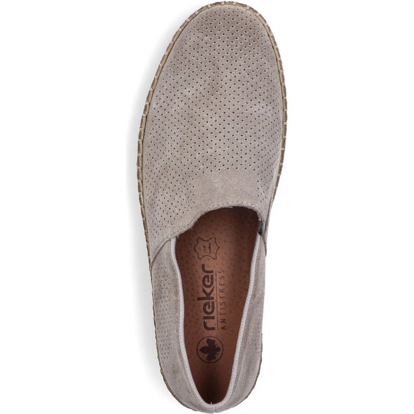 RIEKER Loaferiai vyrams, Pilka, Slipper 5