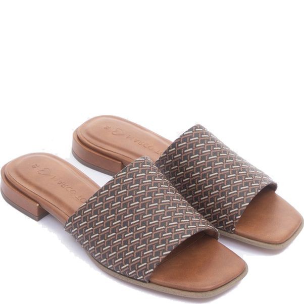 MARCO TOZZI Šlepetės moterims, Ruda, SLIPPERS 1