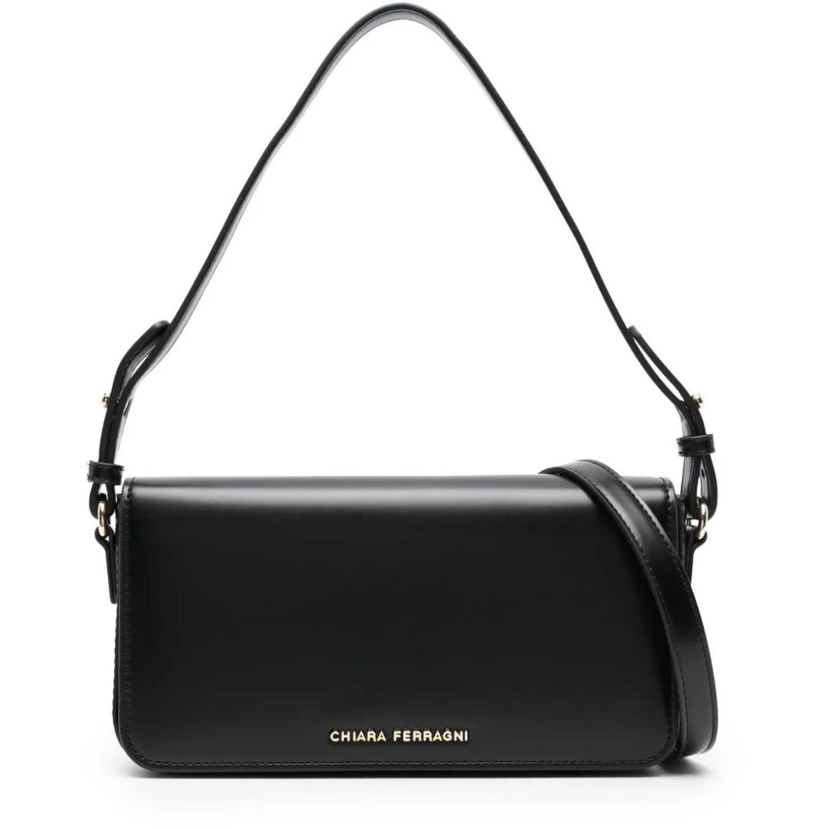 CHIARA FERRAGNI Rankinė, krepšys moterims, Juoda, K cf simple  a spalla bag 1