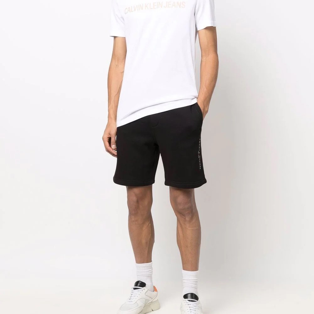 TOMMY HILFIGER Šortai vyrams, Juoda, Tommy logo sweatshorts 2