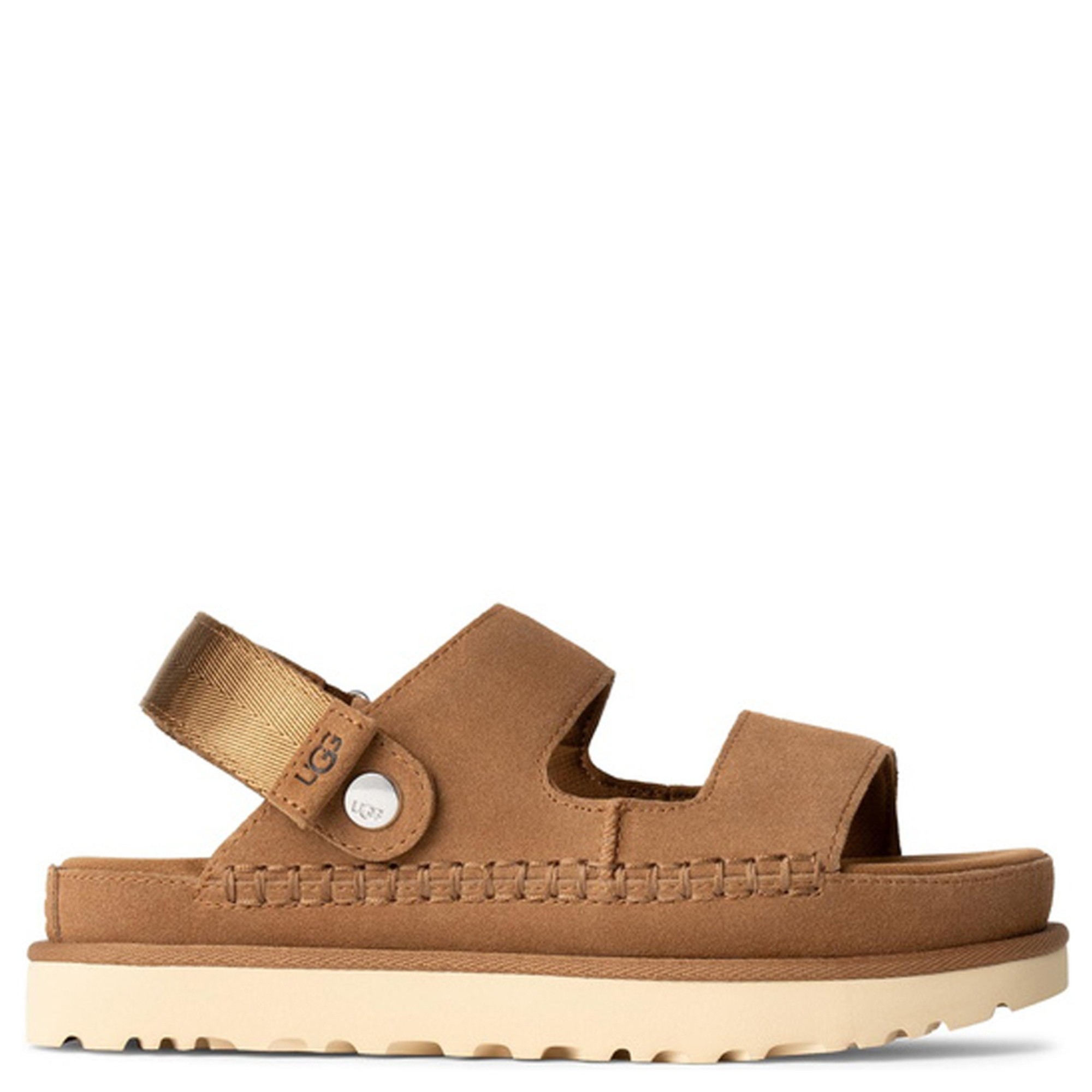 UGG Basutės moterims, Ruda, Goldenstar glide sandals 1