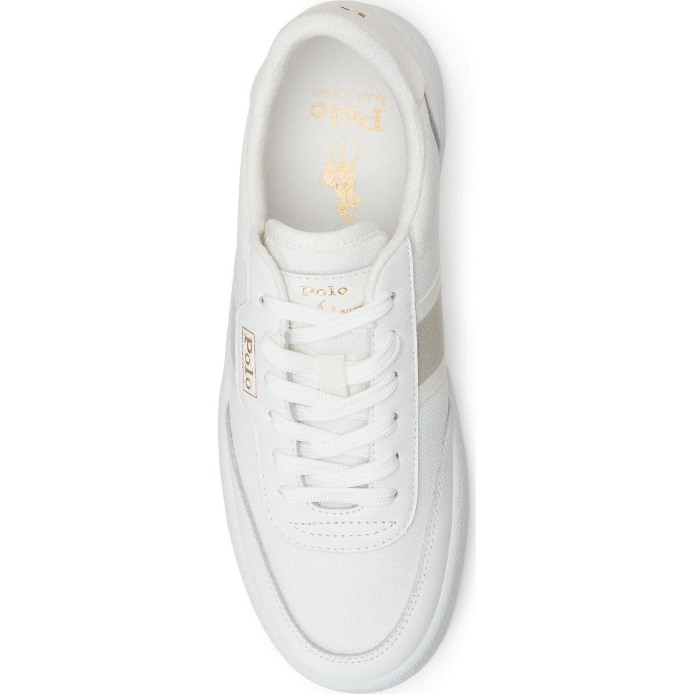 POLO RALPH LAUREN Laisvalaikio bateliai moterims, Balta, Low top lace sneakers 4