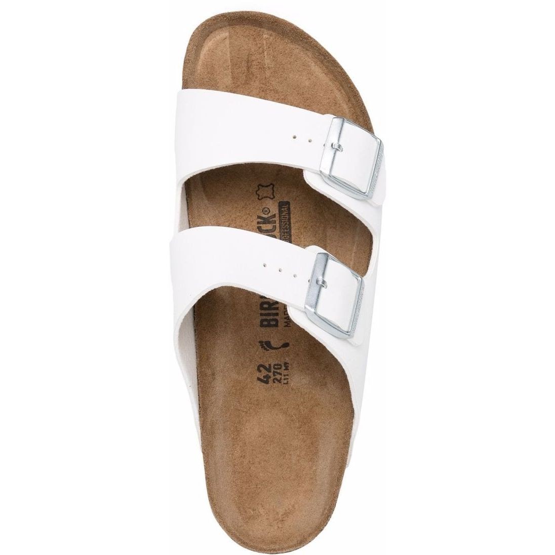 BIRKENSTOCK Šlepetės, Balta,  Arizona PROF Slippers 4