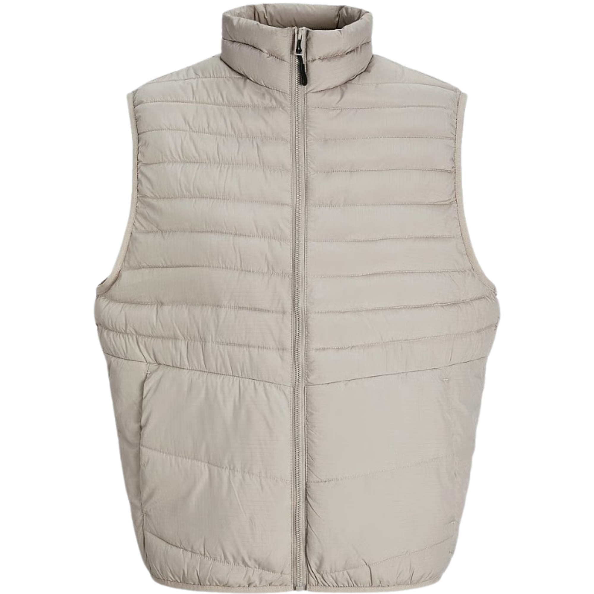 JACK & JONES Pūkinė liemenė vyrams, Balta, State packable bw collar