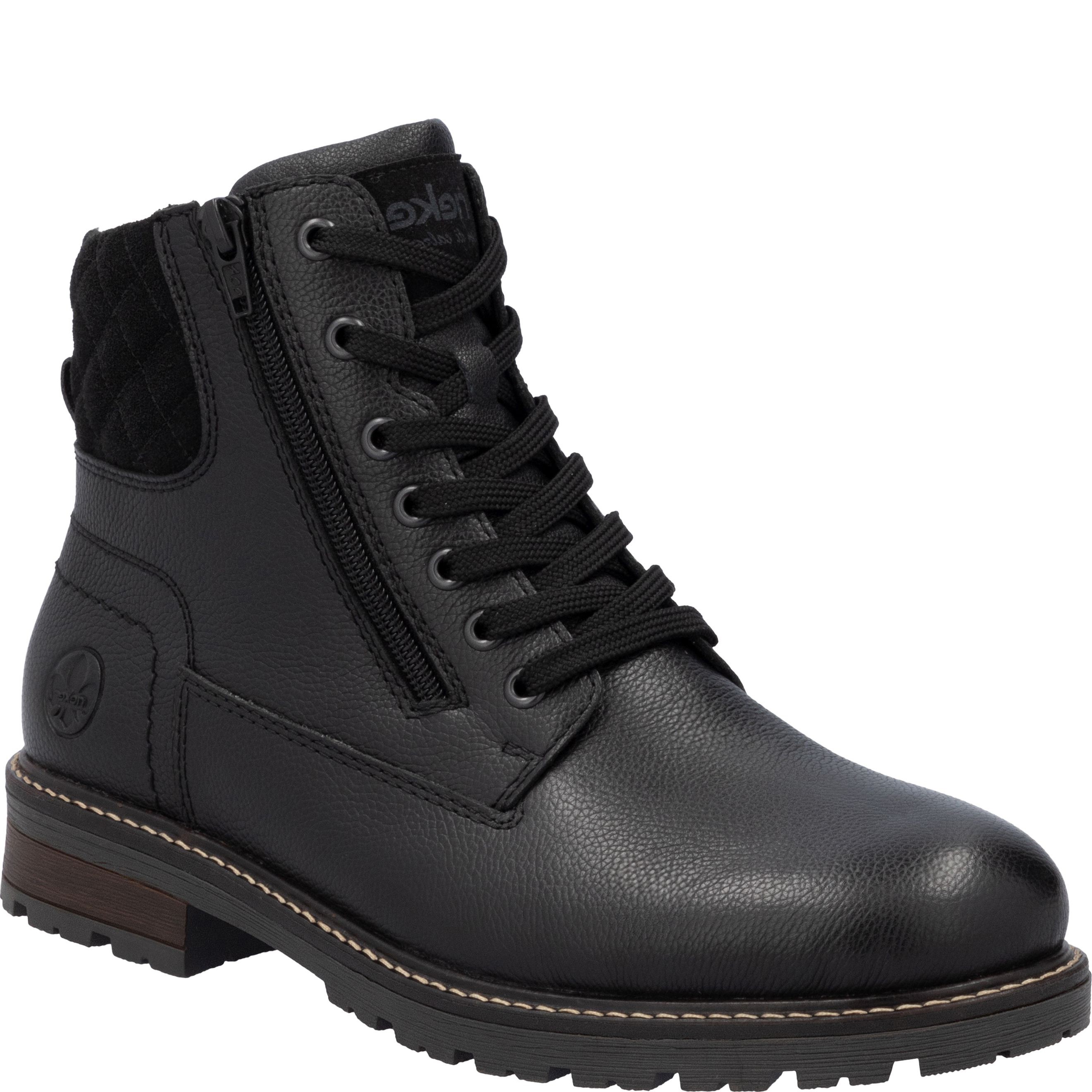 RIEKER Aulinukai vyrams, Juoda, BOOTIES 1