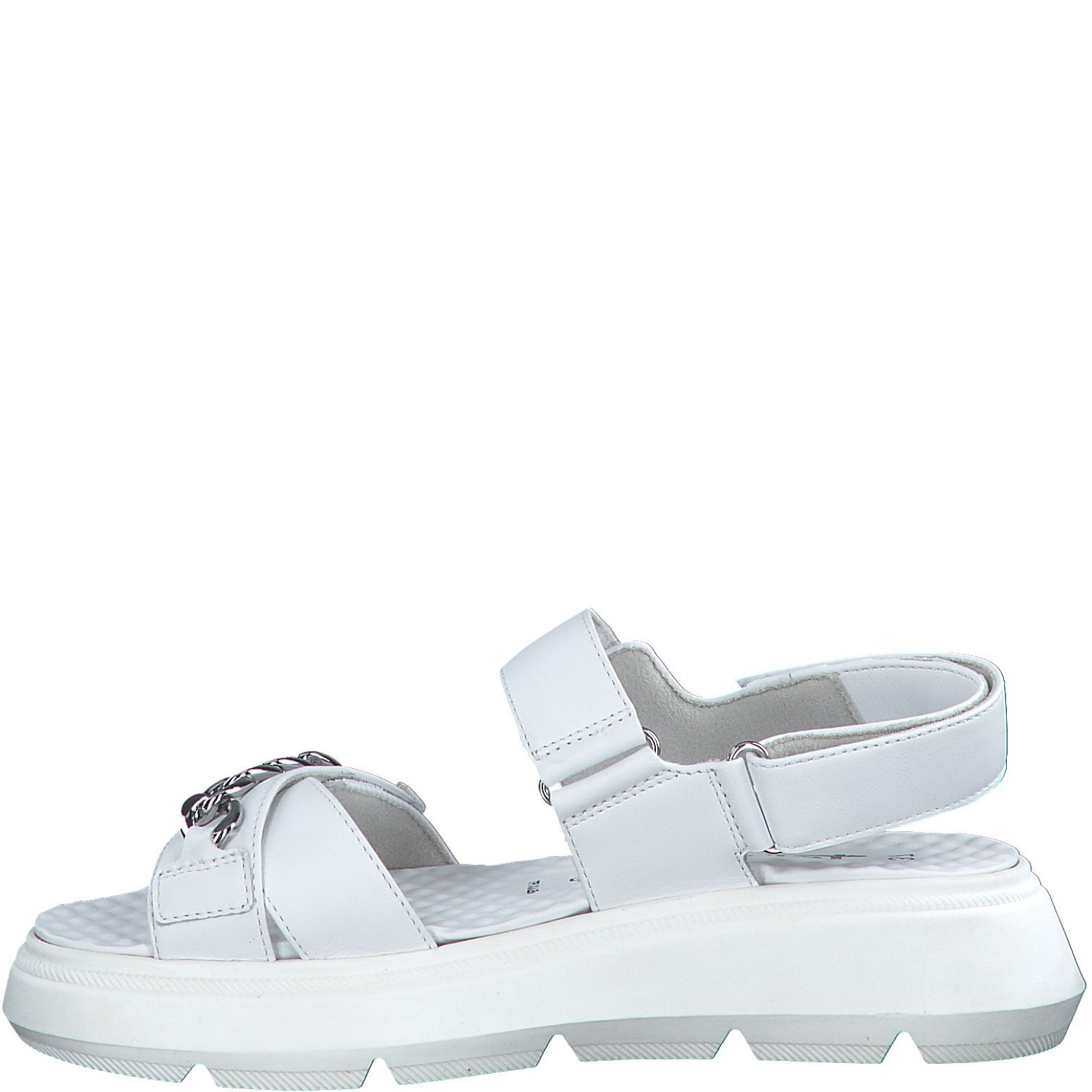 TAMARIS Basutės moterims, Balta, SANDALS 3