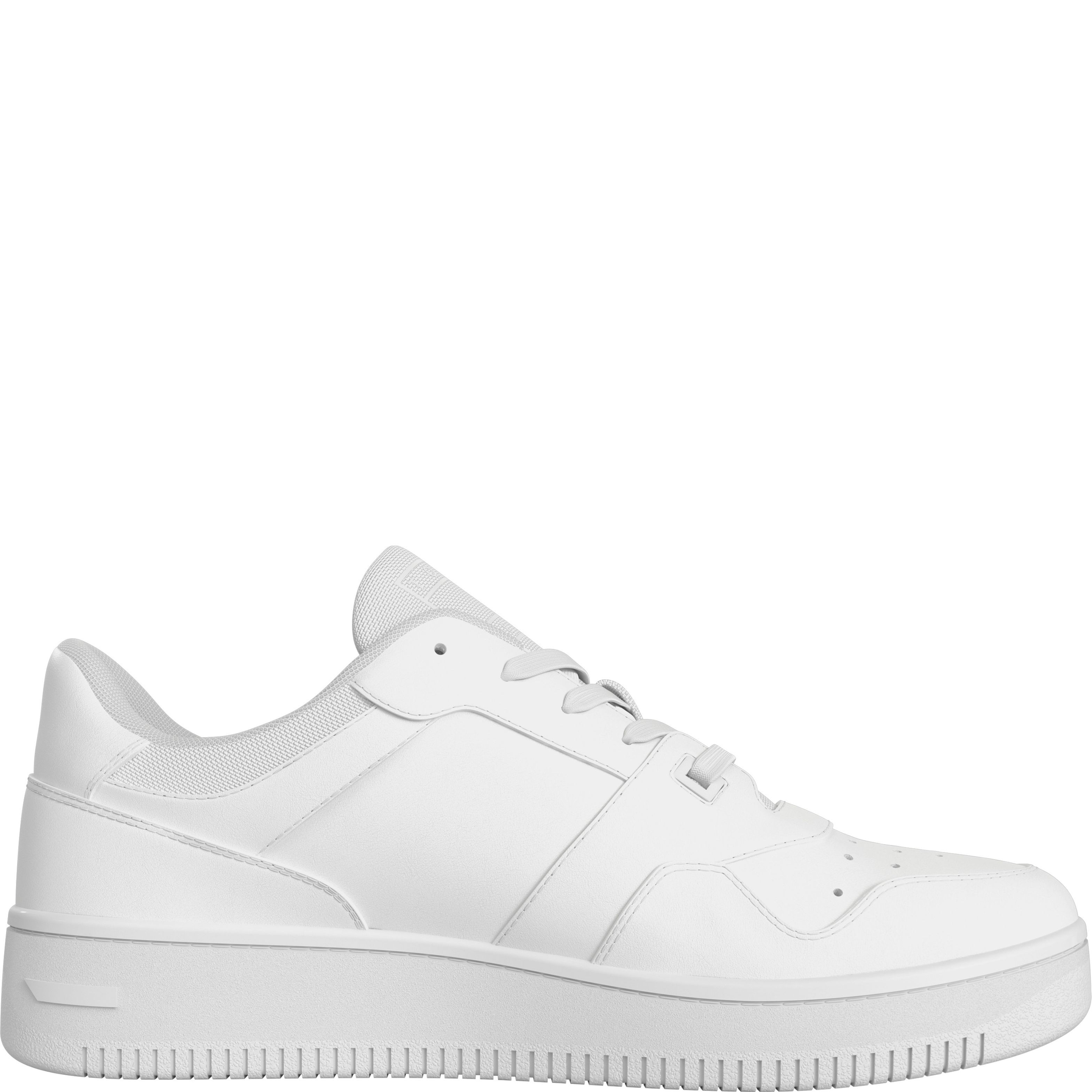 TOMMY JEANS Sportiniai bateliai vyrams, Balta, JEANS RETRO BASKET ESS 5