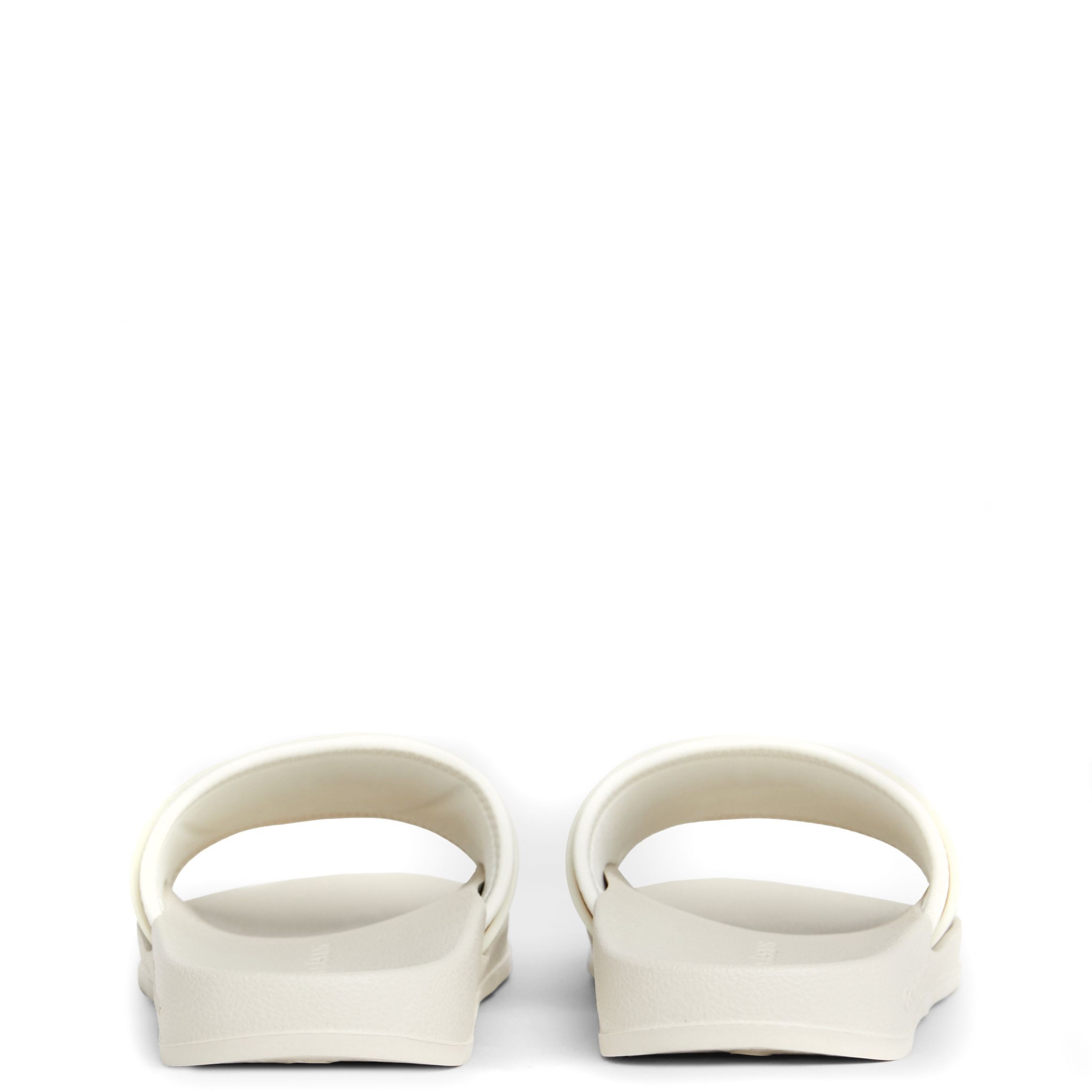 CALVIN KLEIN JEANS Guminės šlepetės moterims, Smėlio, Slide monogram 3