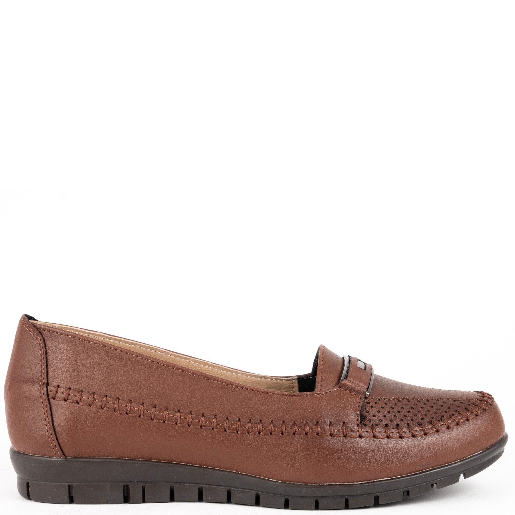 LA CONTE Loaferiai moterims, Ruda, Loafers 25SS 2