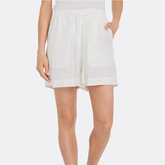 TOMMY HILFIGER Šortai moterims, Kūno, Casual linen short 3
