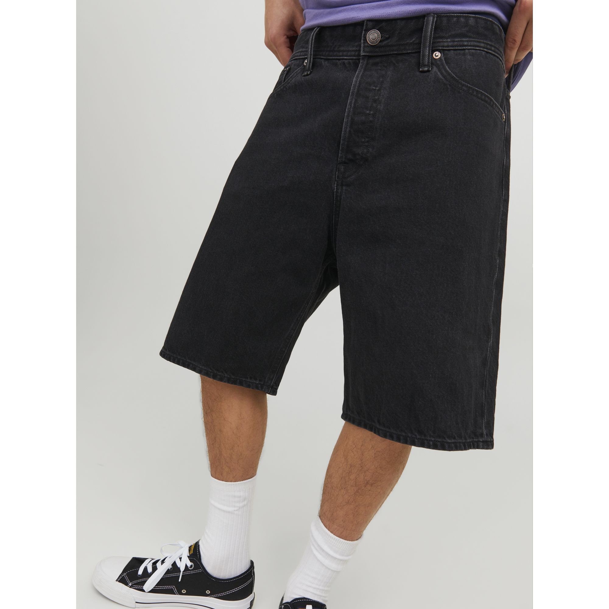 JACK & JONES Šortai vyrams, Juoda, JJIALEX JJORIGI 5