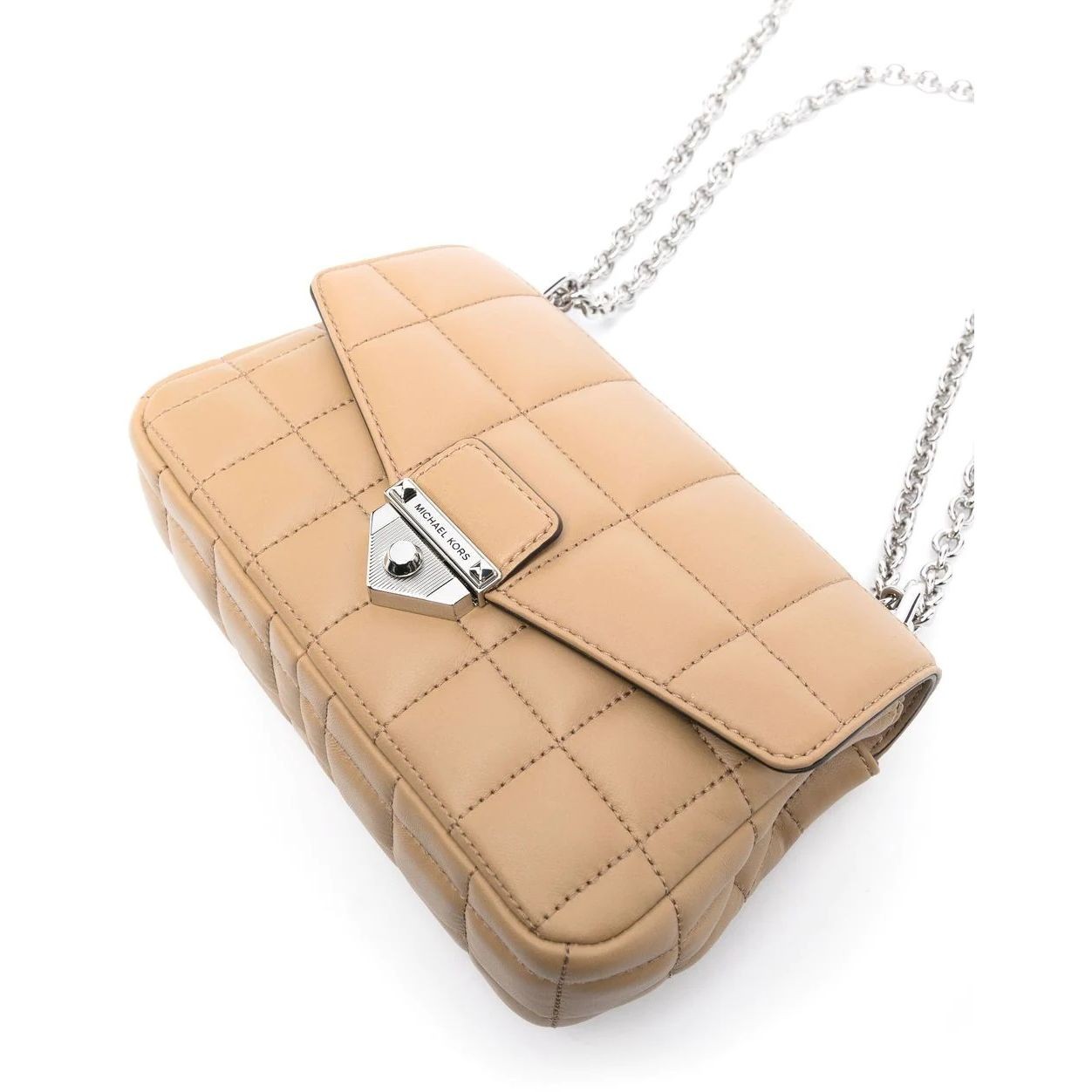 MICHAEL KORS Rankinė per petį moterims, Ruda, SM chain shoulder bag 3