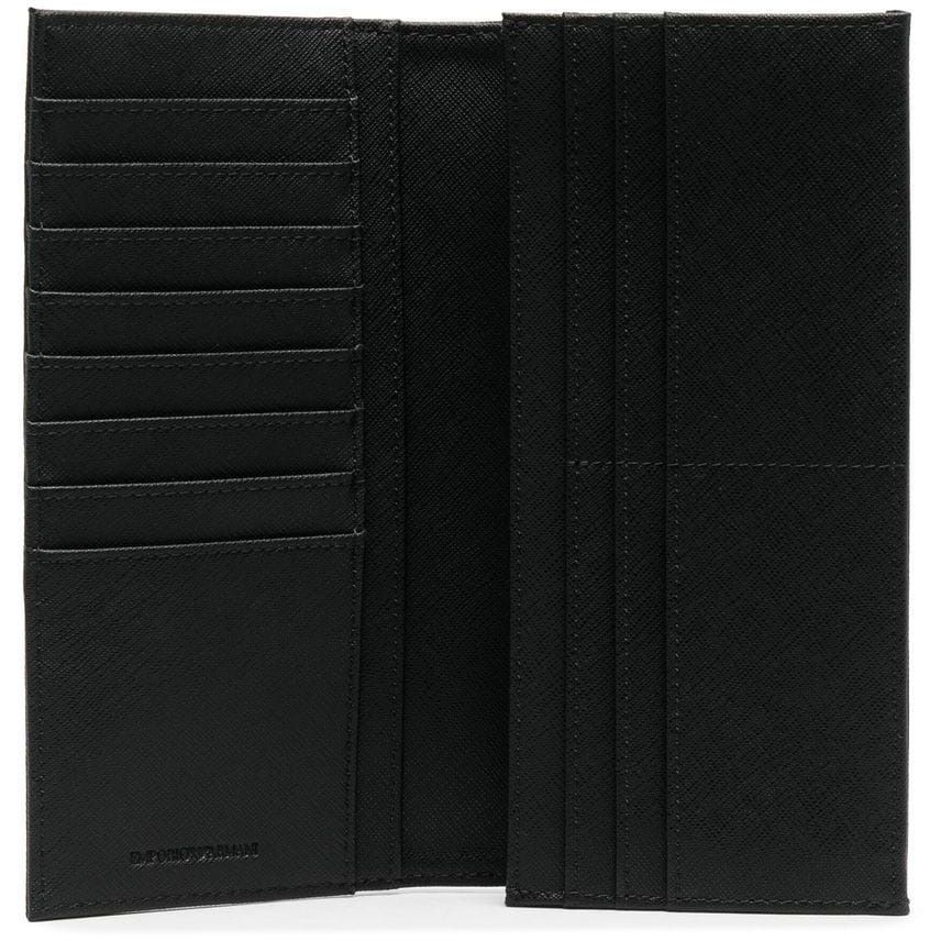 EMPORIO ARMANI Piniginė vyrams, Juoda, Wallet 3