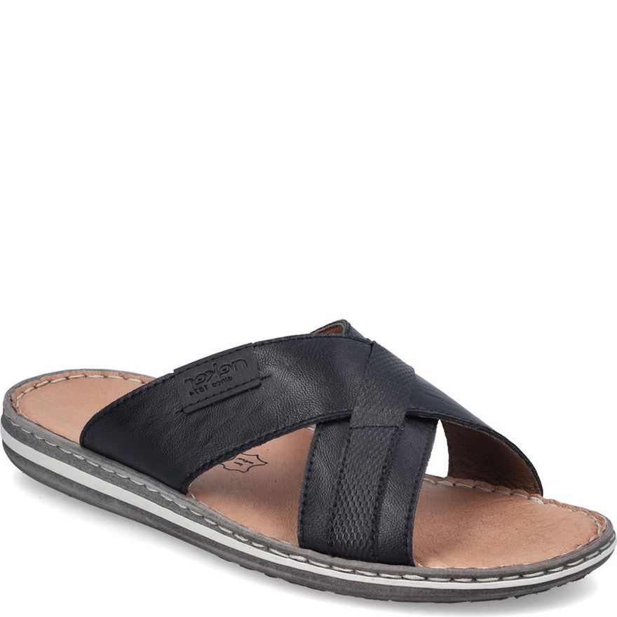 RIEKER Šlepetės vyrams, Juoda, Slippers 1
