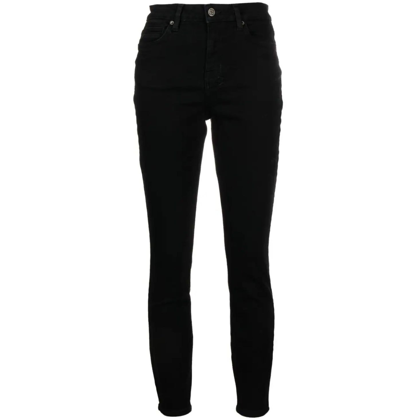 KSUBI Aptempti džinsai moterims, Juoda, Spray on jet skinny 1