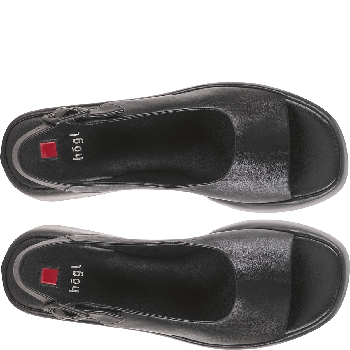 HOGL Basutės moterims, Juoda, Loulou sandals, hog7102510-0100 4