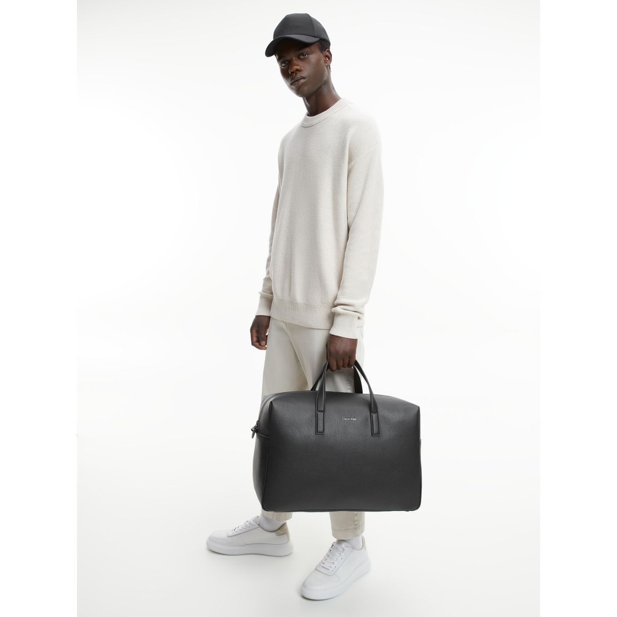 CALVIN KLEIN Rankinė, krepšys vyrams, Juoda, CK MUST WEEKENDER 4