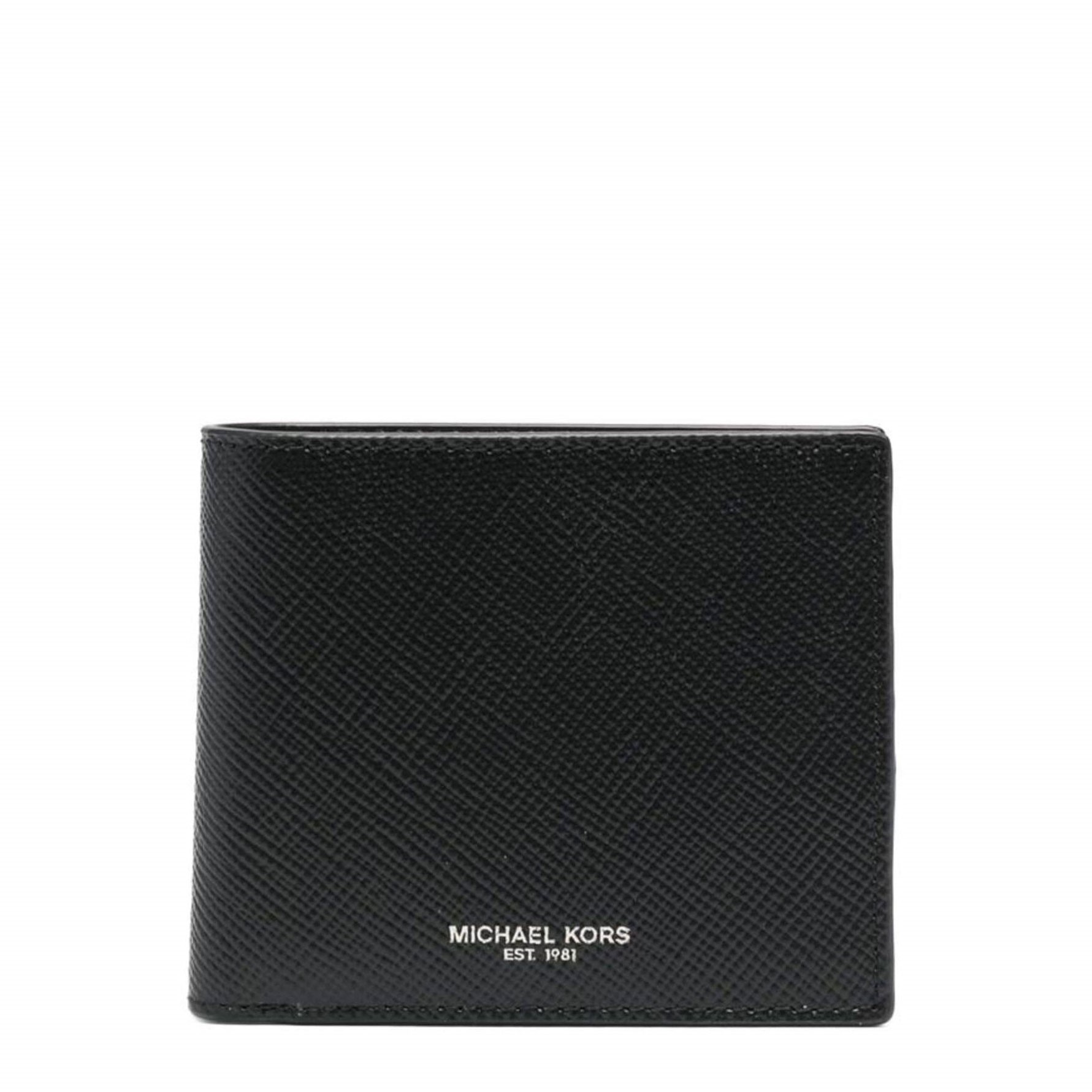 MICHAEL KORS Piniginė vyrams, Juoda, Billfold wallet 1