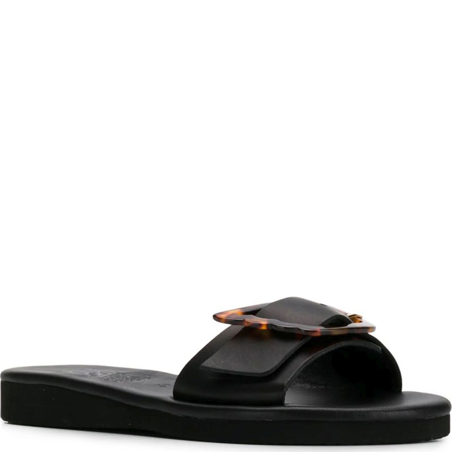 ANCIENT GREEK SANDAL Basutės moterims, Juoda, Aglaia vachetta sandals 1