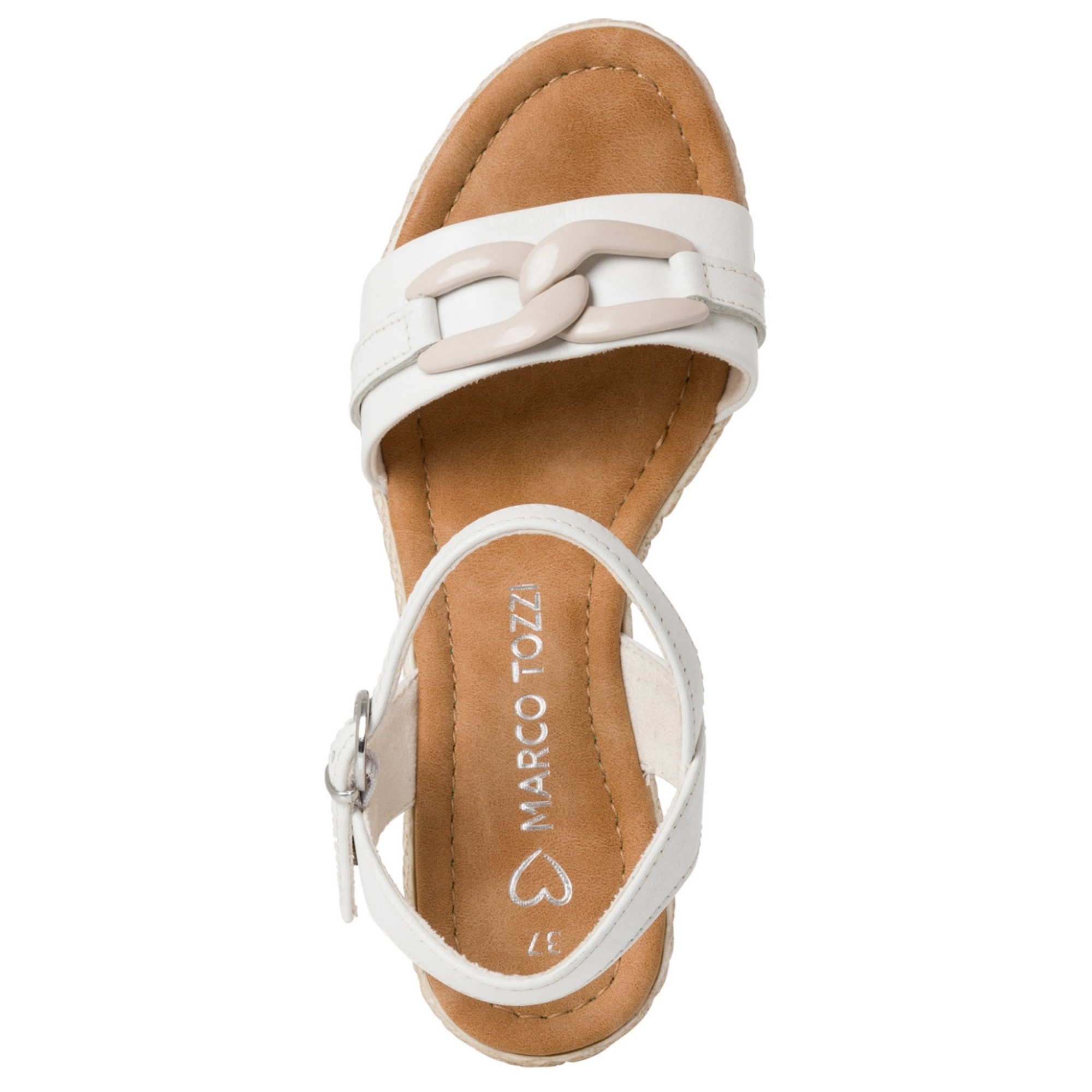 MARCO TOZZI Basutės moterims, Balta, SANDALS 4