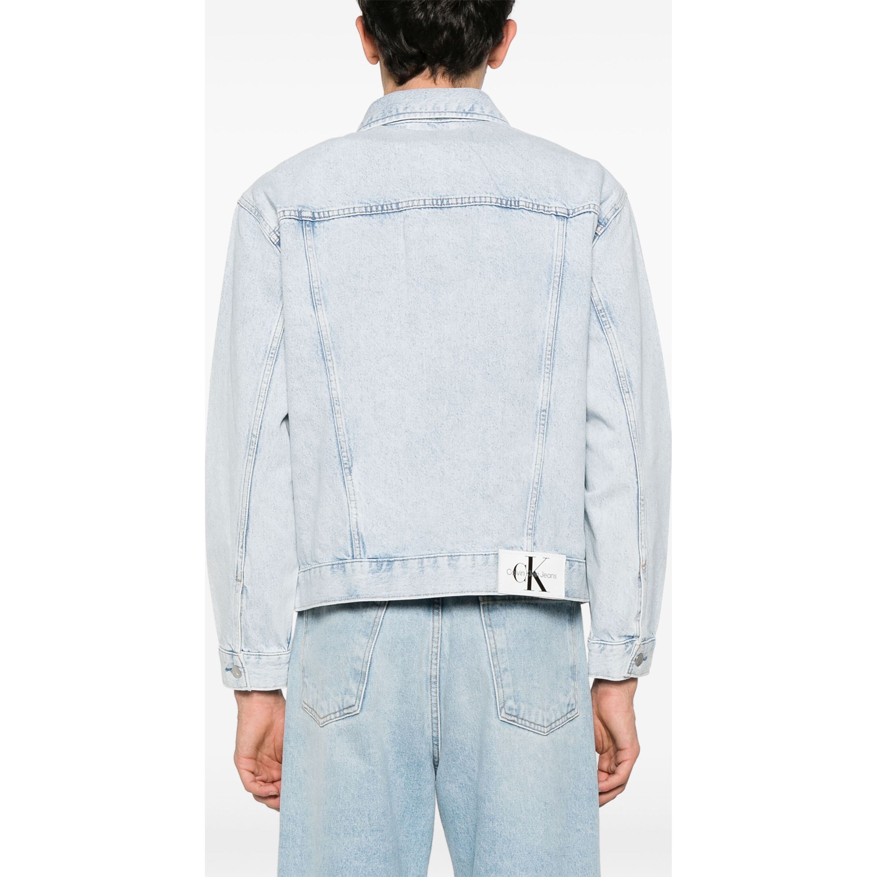 CALVIN KLEIN JEANS Džinsinis švarkas vyrams, Mėlyna, Trucker jacket 3