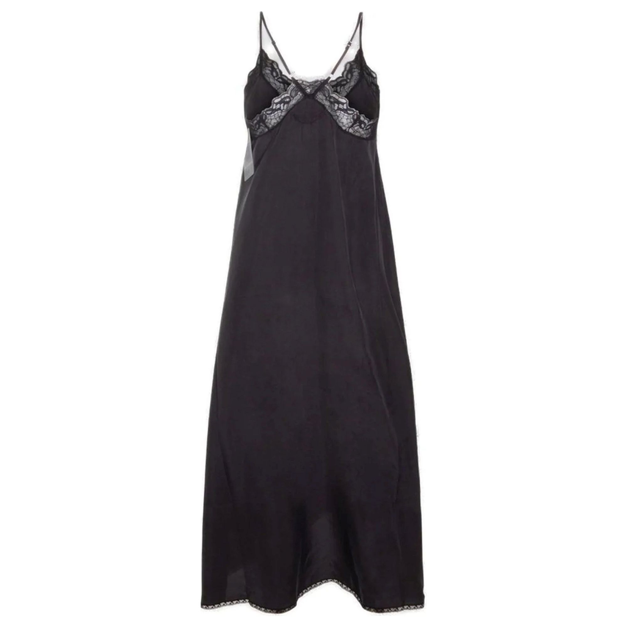 ZADIG&VOLTAIRE Maxi suknelė moterims, Juoda, Risty silk 2