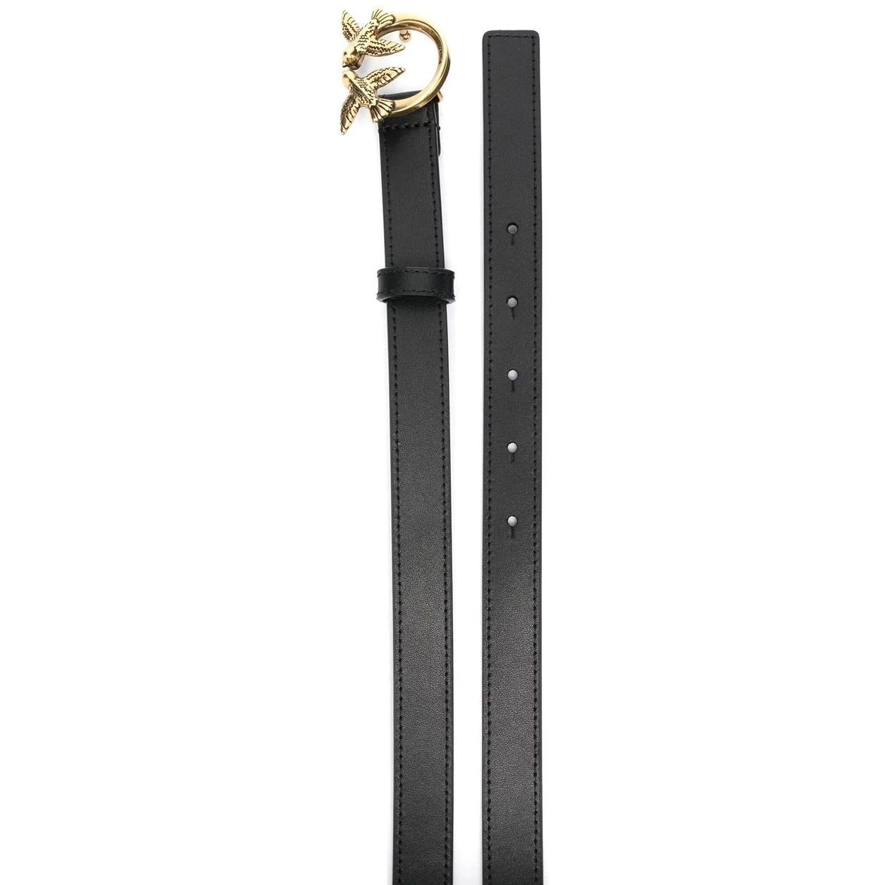 PINKO Diržas moterims, Juoda, Love berry h2 belt 2