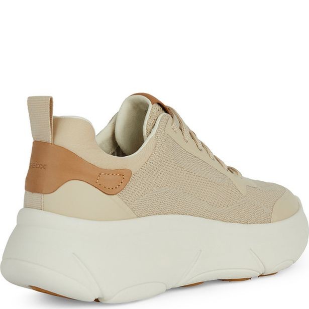 GEOX Laisvalaikio bateliai moterims, Smėlio, Nebula 2.0 sneakers 4