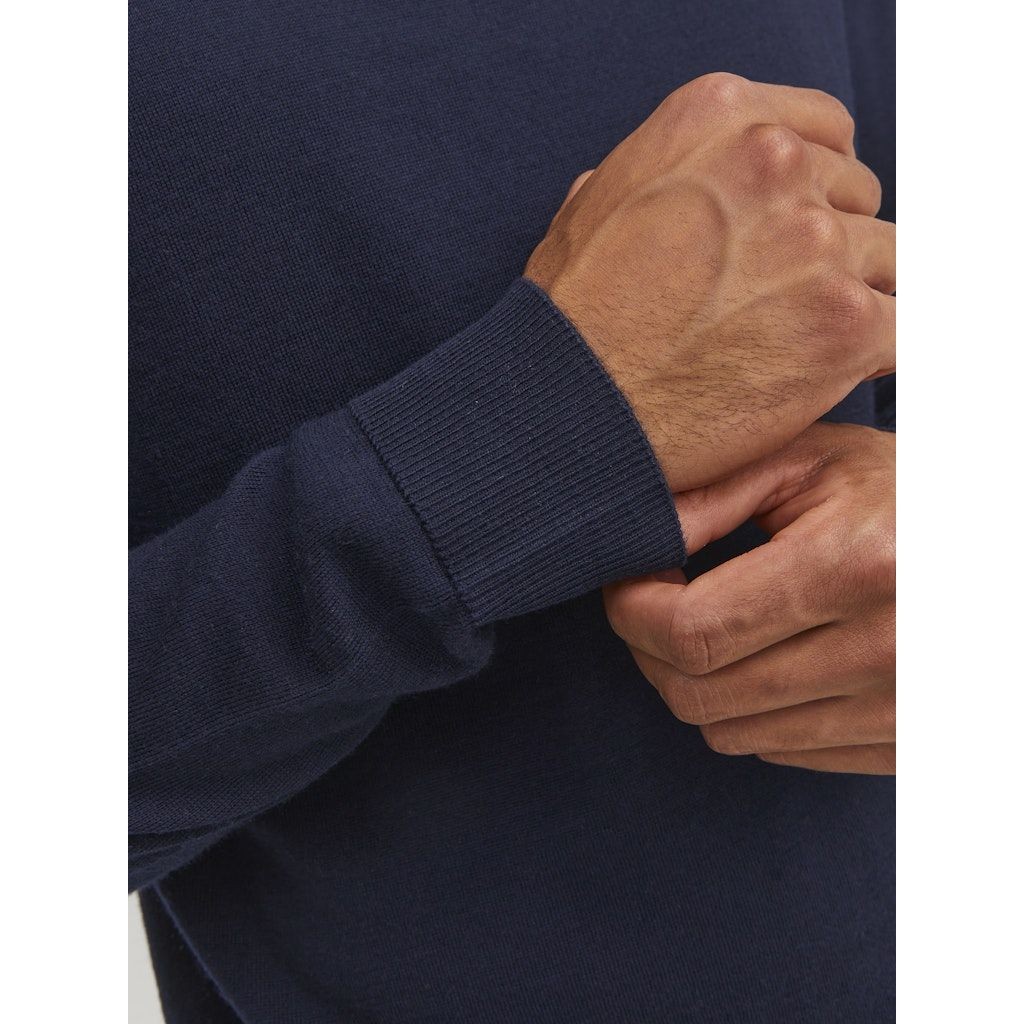 JACK & JONES Megztinis vyrams, Mėlyna, JPRBLABUSHWICK MERINO 4