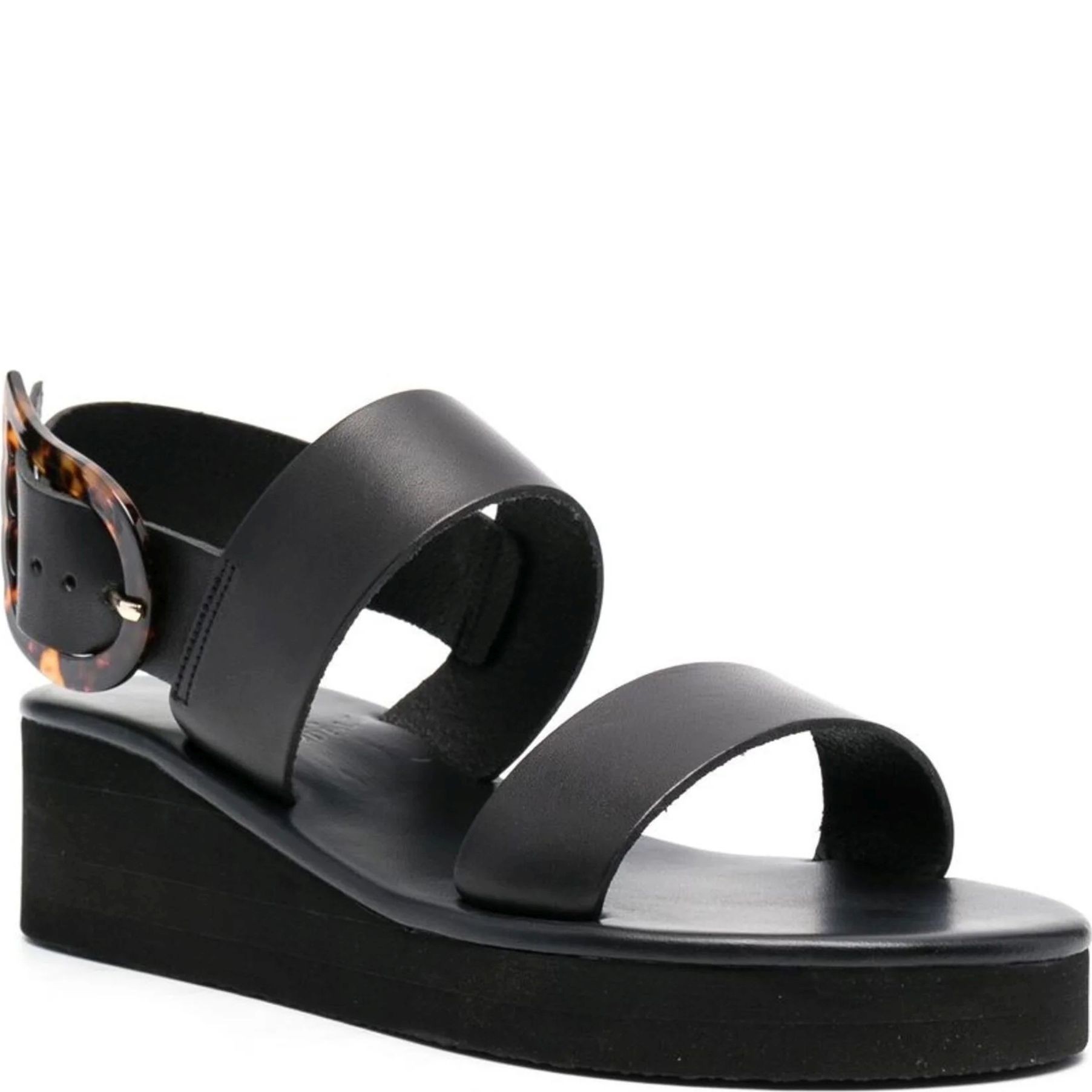 ANCIENT GREEK SANDAL Basutės moterims, Juoda, Clio rainbow vachetta sandals 1