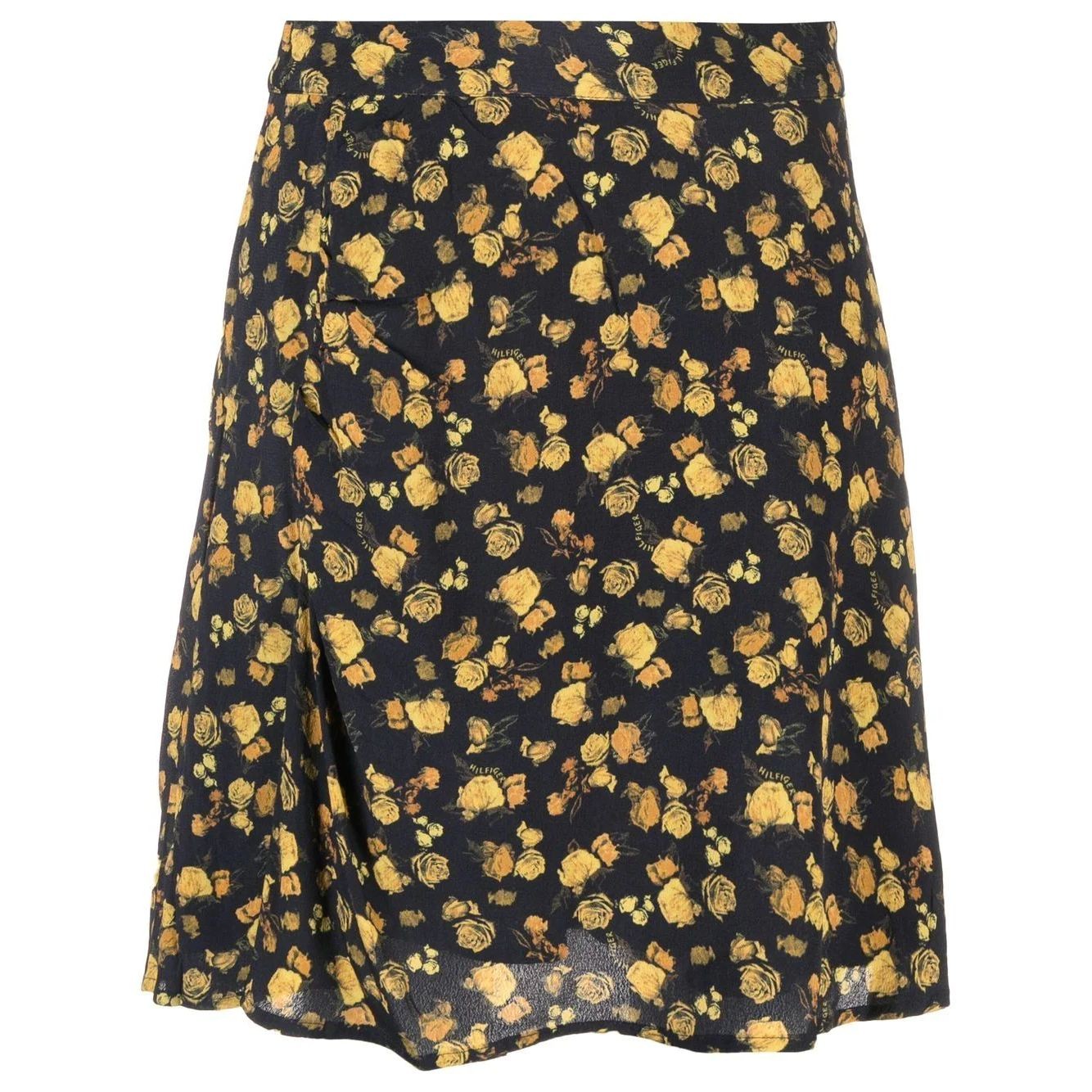 TOMMY HILFIGER Midi sijonas moterims, Marga, Moss crepe rose short skirt 1