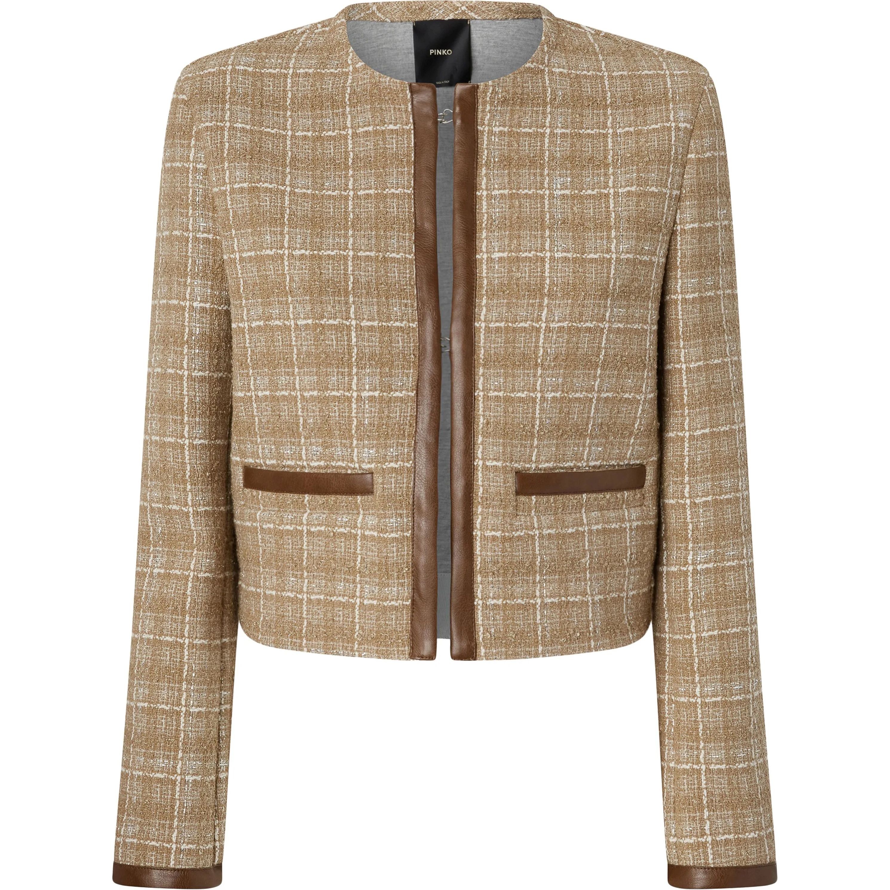 PINKO Švarkas moterims, Smėlio, Finale blazers 1