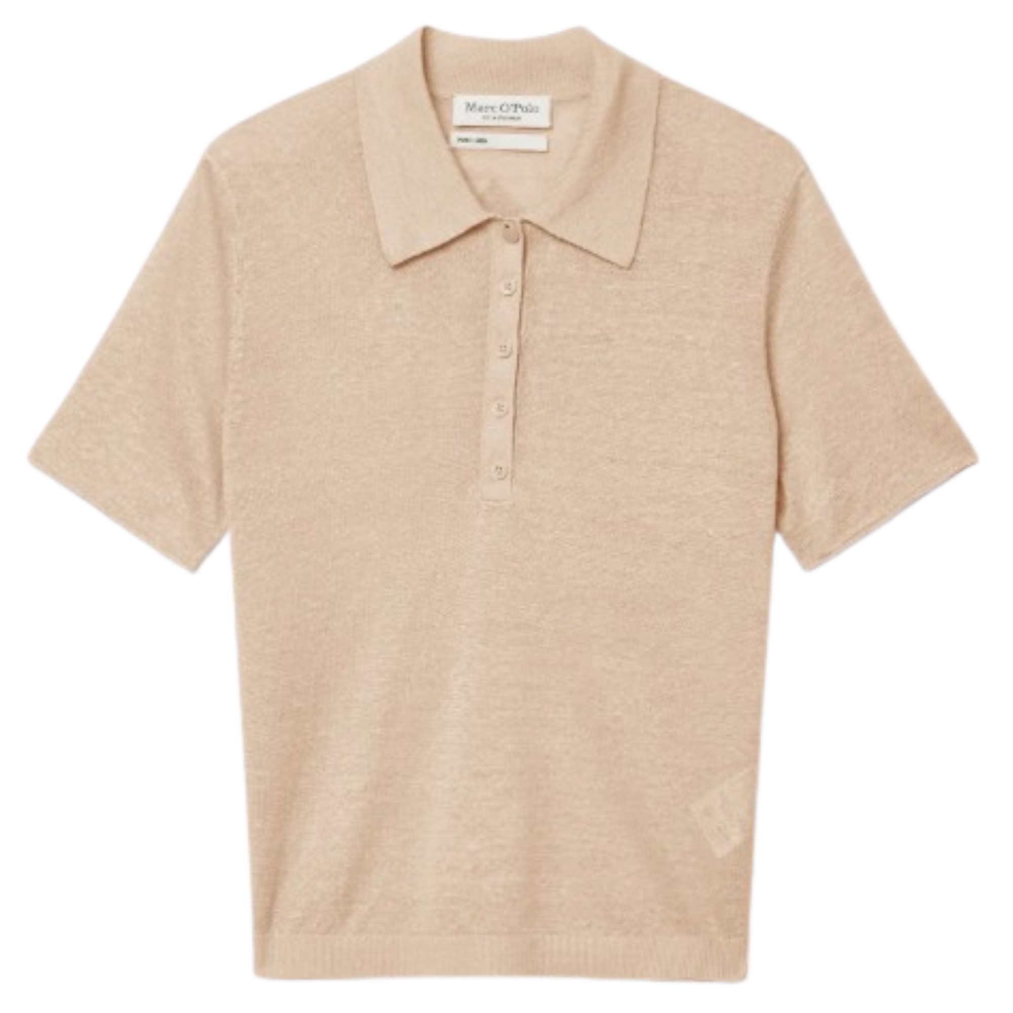 MARC O'POLO Polo marškiniai trumpos rank. moterims, Ruda, 5000014152 Polo short