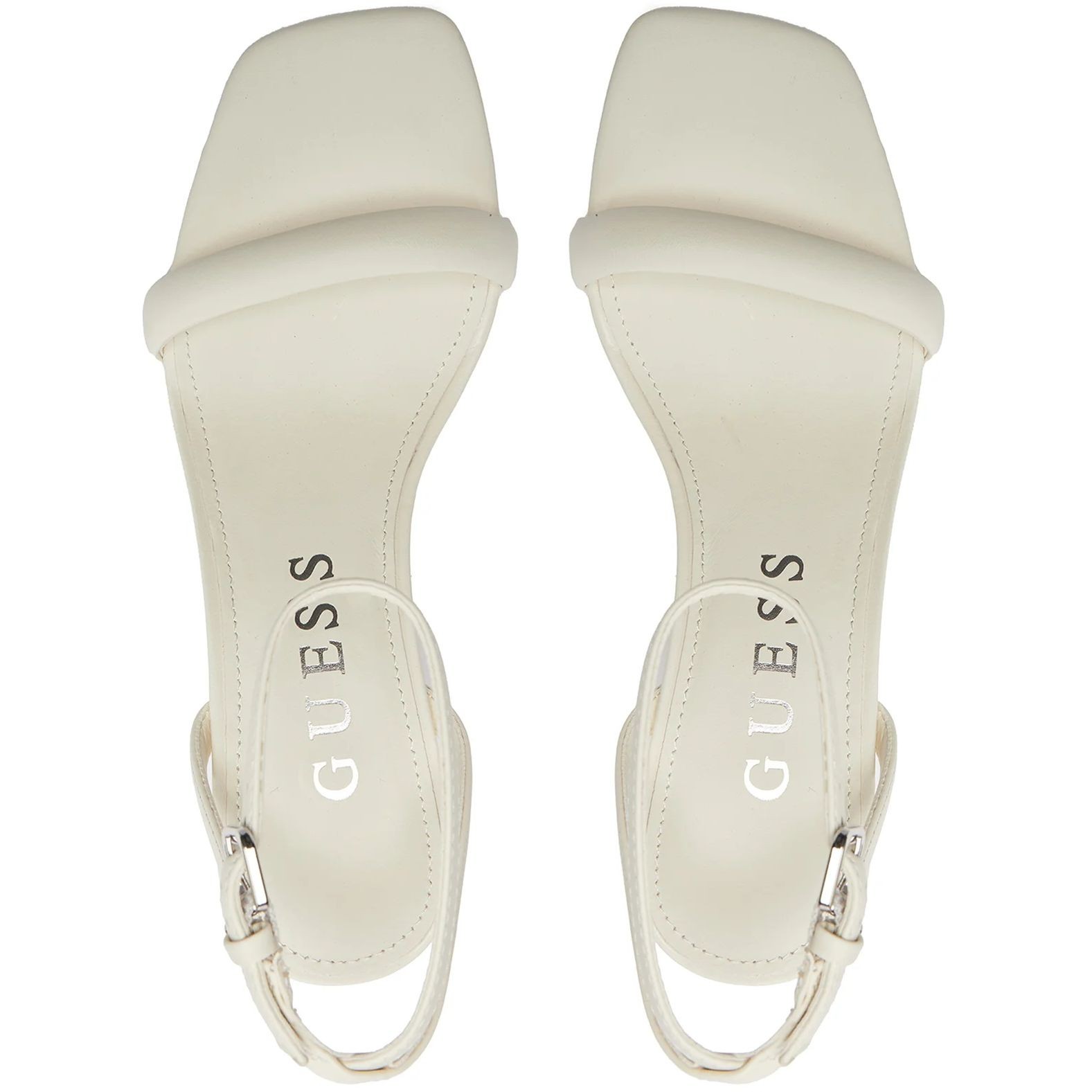 GUESS Basutės moterims, Balta, Gelectra Sandals 4