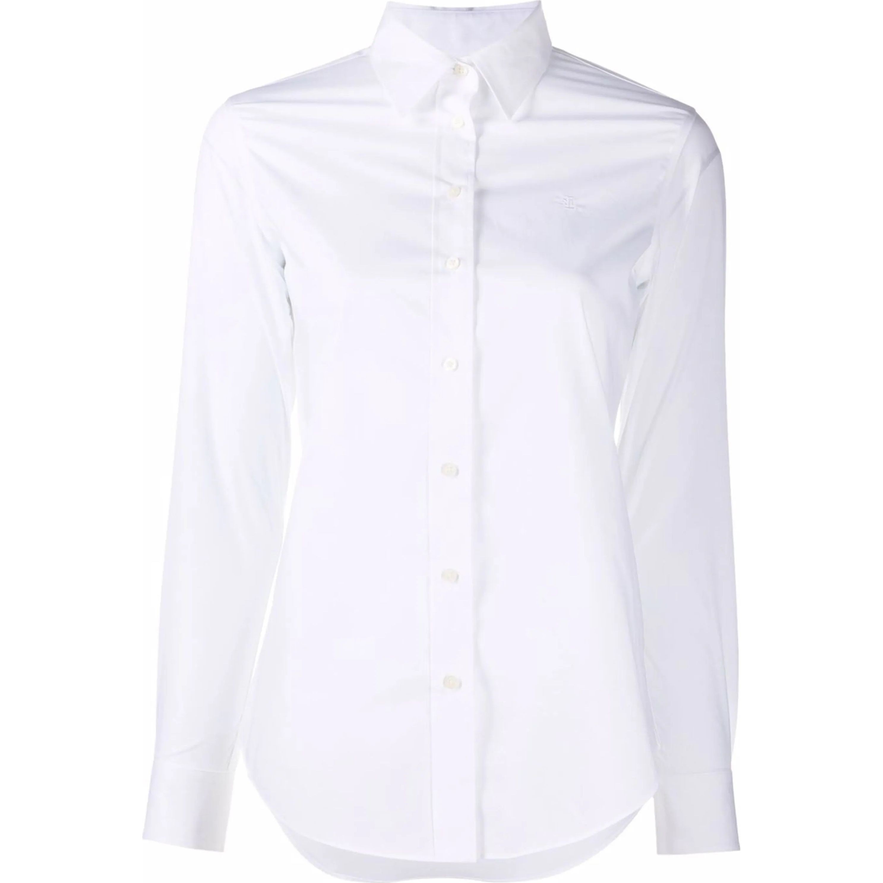 LAUREN RALPH LAUREN Marškiniai ilgomis rankovėmis moterims, Balta, Long sleeve shirt