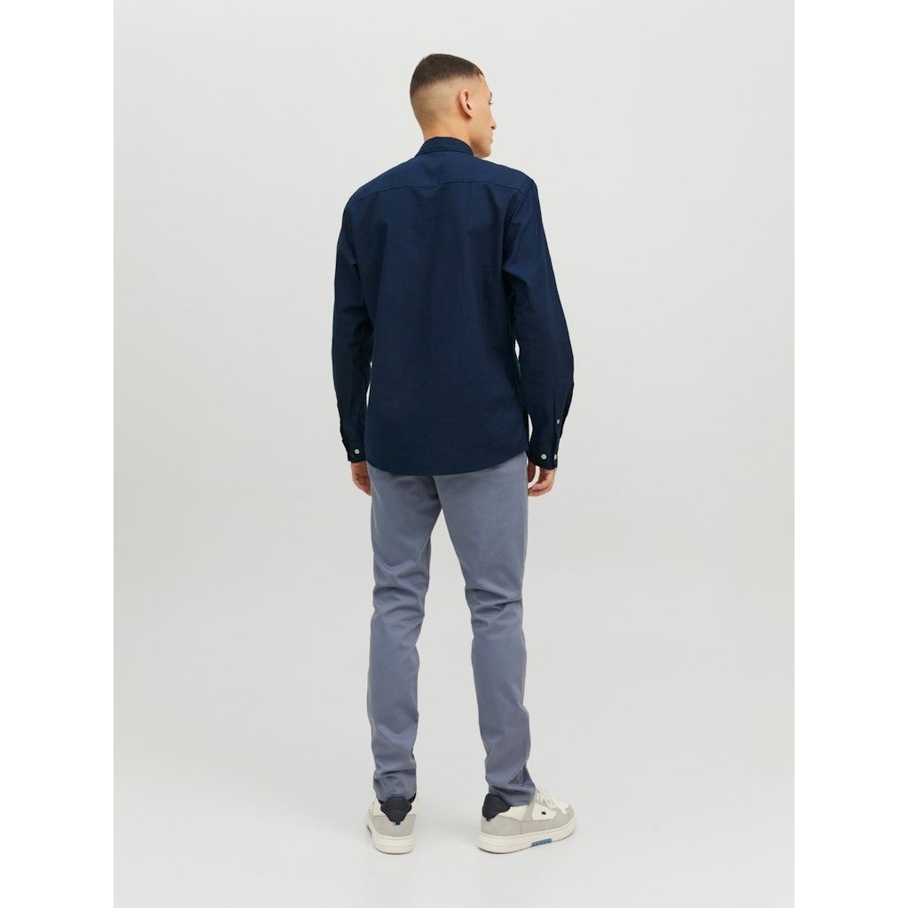 JACK & JONES Marškiniai vyrams, Mėlyna, JJEOXFORD SHIRT LS NOO 5