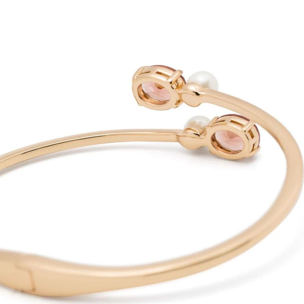 RALPH LAUREN Apyrankė moterims, Auksinė, Br pearl bypass bangle 2