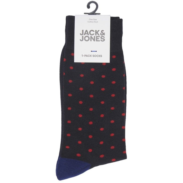 JACK & JONES Kojinės vyrams, Juoda, JACCOLOR DOT SOCK 2