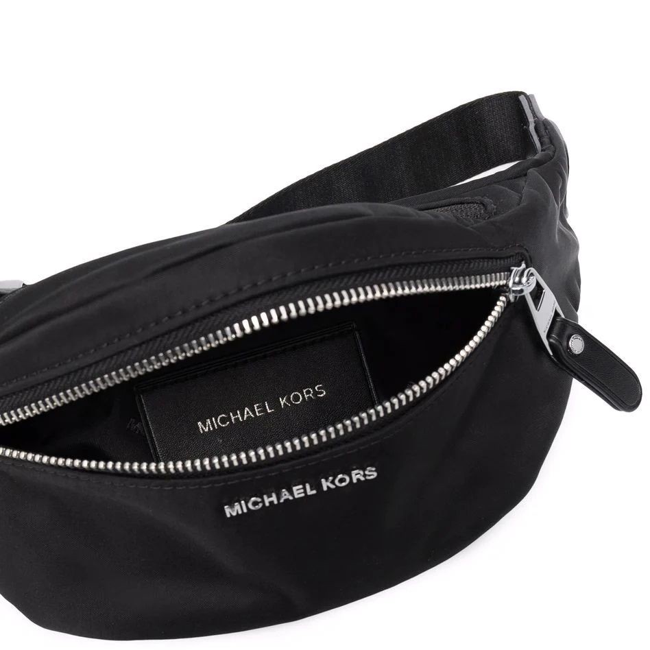 MICHAEL KORS Rankinė per juosmenį vyrams, Juoda, Hip bag 4