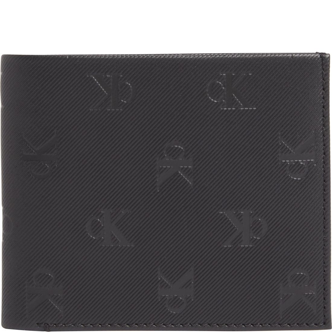 CALVIN KLEIN JEANS Piniginė vyrams, Juoda, Monogram soft bifold wallets 1