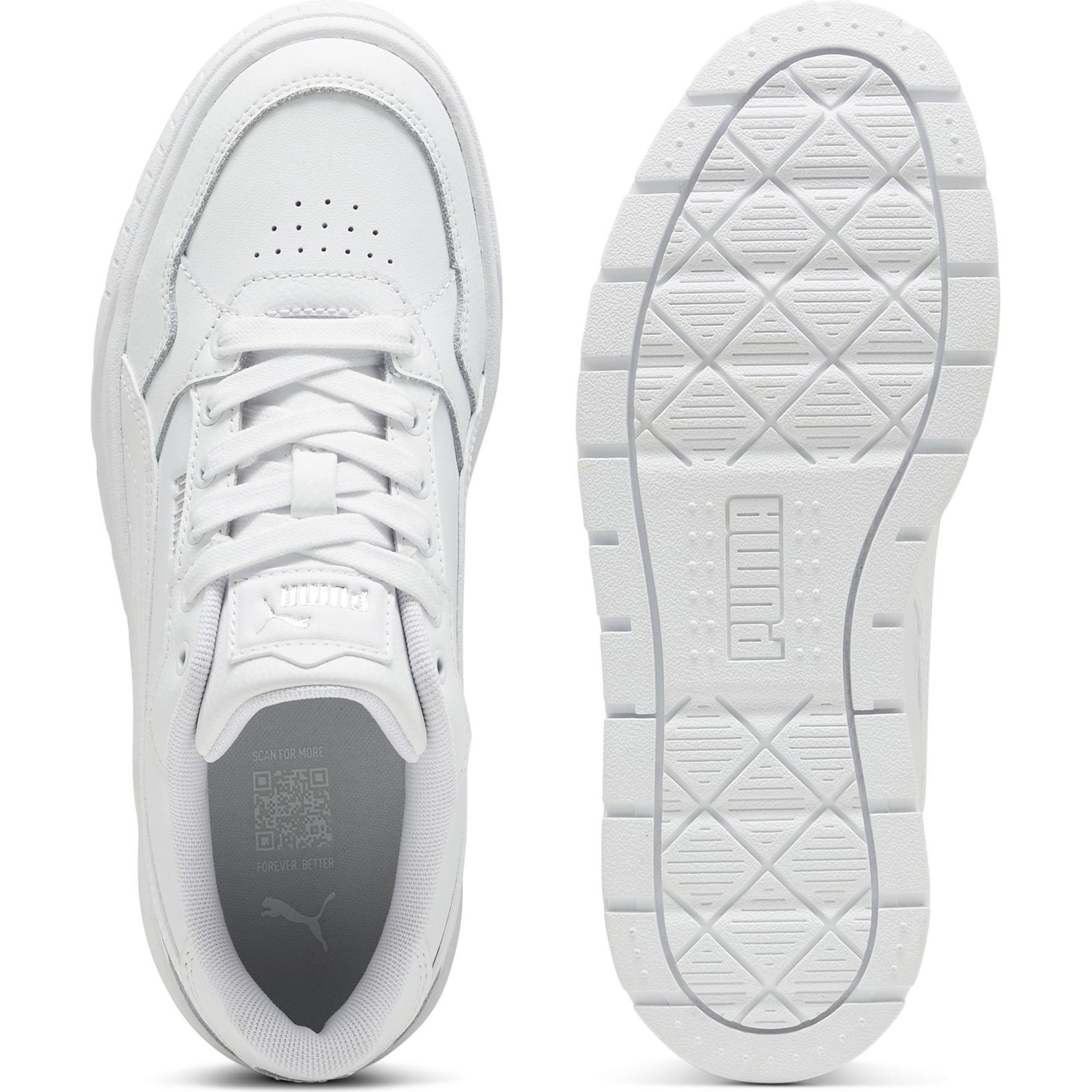 PUMA Laisvalaikio bateliai moterims, Balta, Karmen sneaker 5