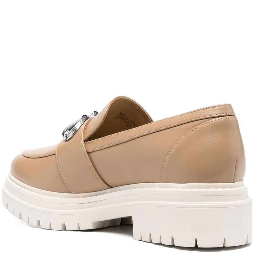 MICHAEL KORS Loaferiai moterims, Ruda, Parker leather loafer 3
