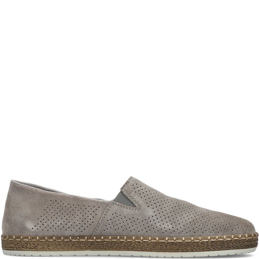 RIEKER Loaferiai vyrams, Pilka, Slipper 3