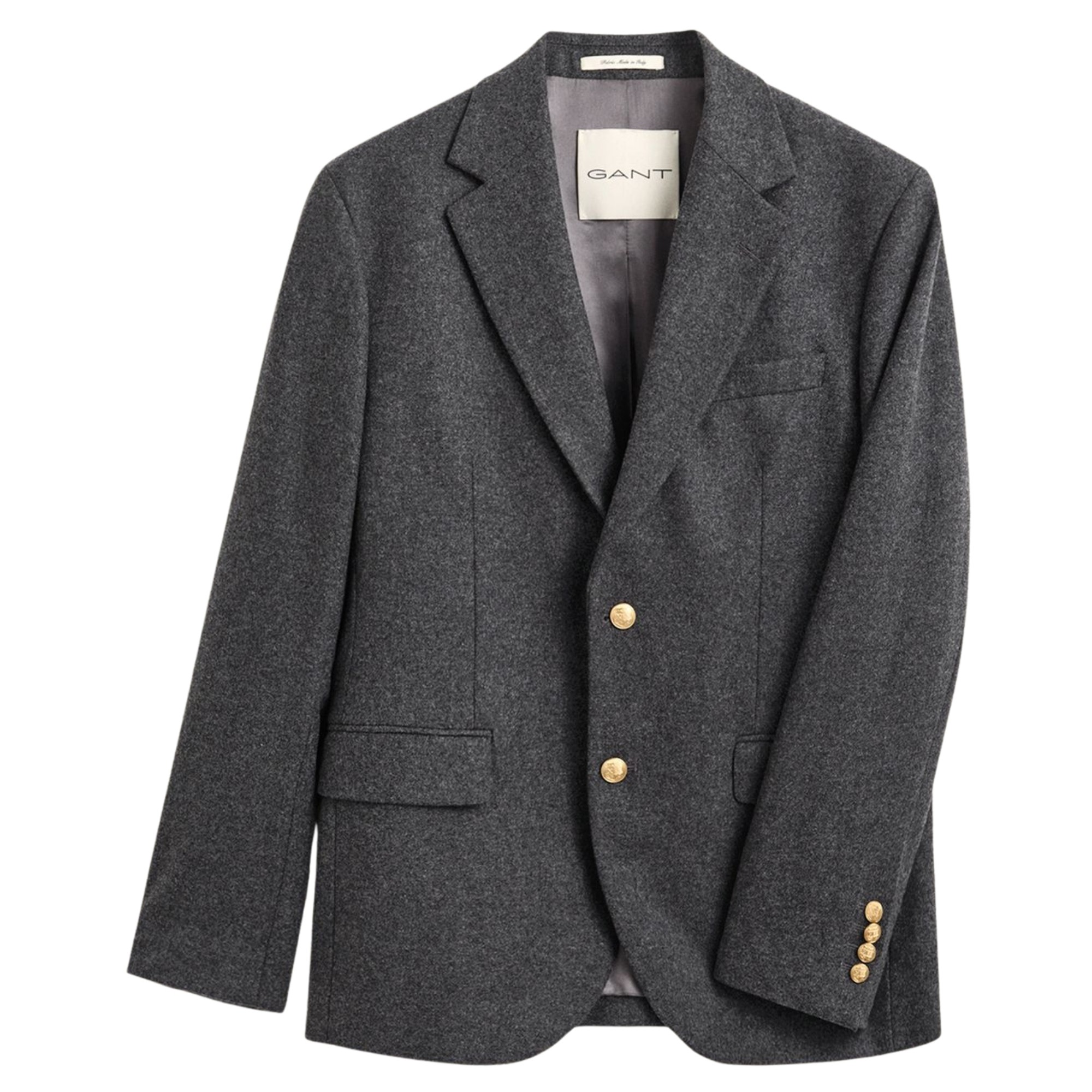 GANT Švarkas vyrams, Pilka, Wool flannel club blazer 1