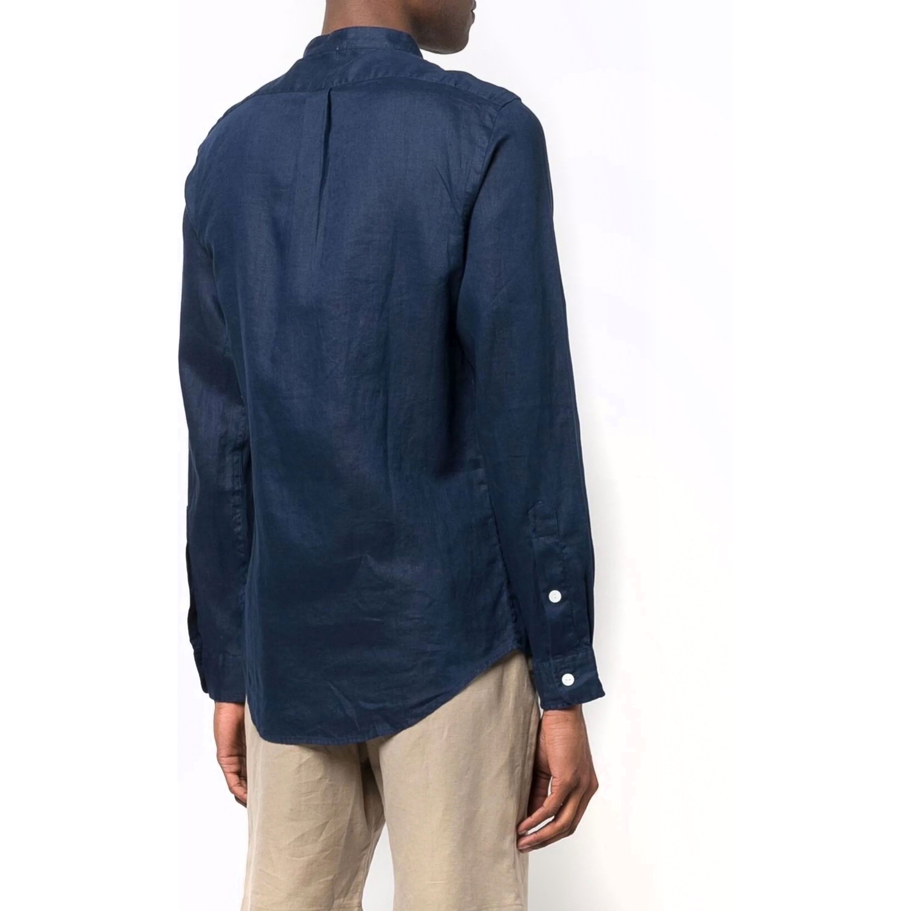 POLO RALPH LAUREN Marškiniai ilgomis rankovėmis vyrams, Mėlyna, Long sleeve sport shirt 3