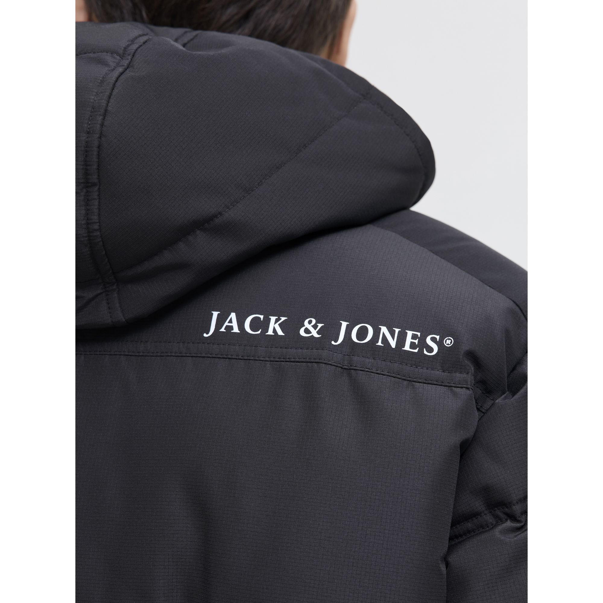 JACK & JONES Pūkinė striukė vyrams, Juoda, Morgan 5