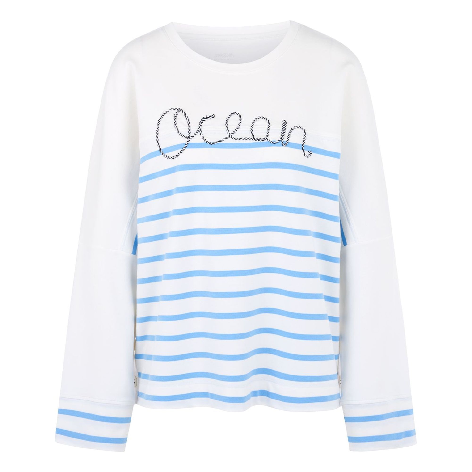 MARC CAIN Sportinis nertinis moterims, Balta, Sweatshirt 1