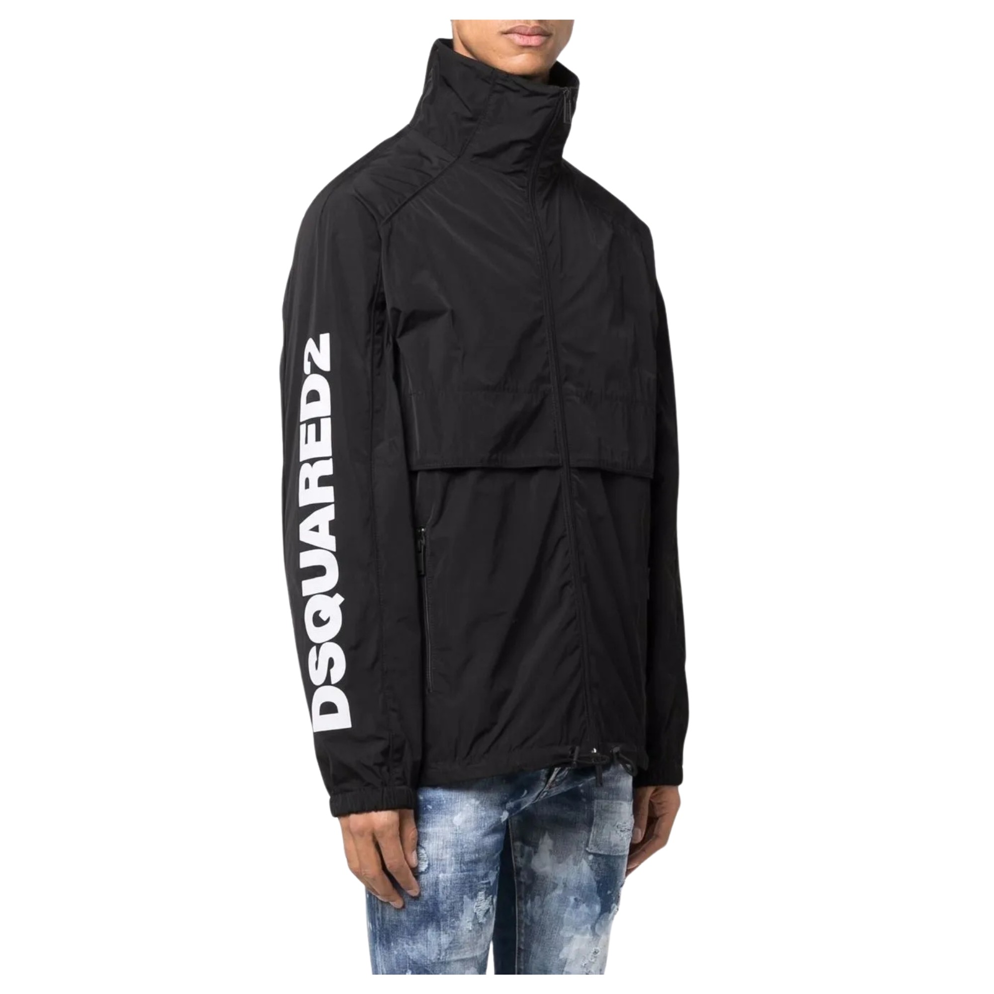 DSQUARED2 Lengva striukė vyrams, Juoda, Sportsjacket 2