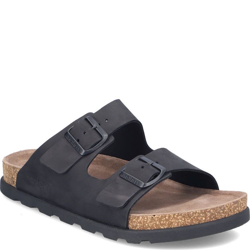 RIEKER Šlepetės vyrams, Juoda, Slippers 1