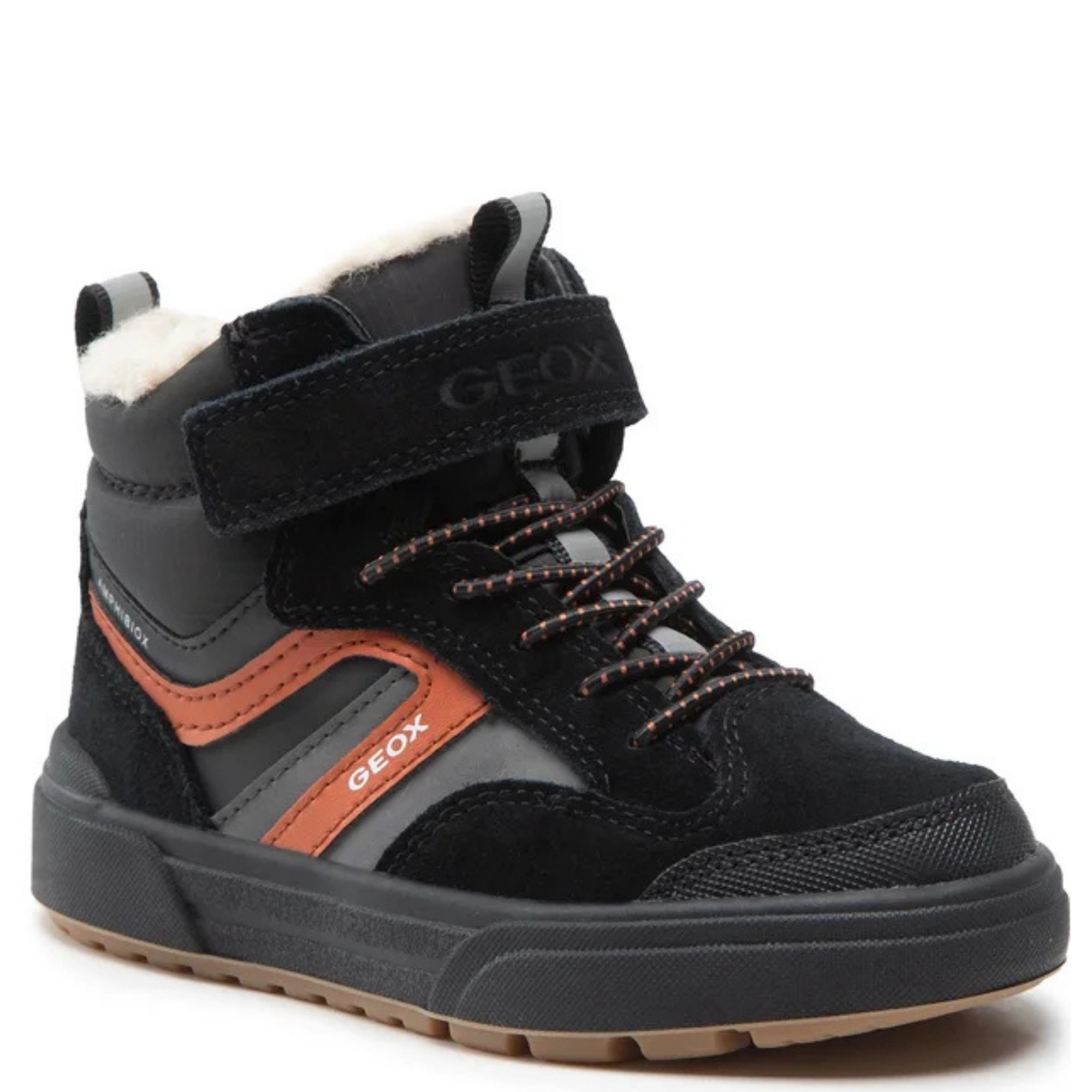 GEOX Aulinukai berniukams, Juoda, WEEMBLE ABX BOOTIES 1